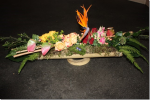 creatief met bamboe en bloemen